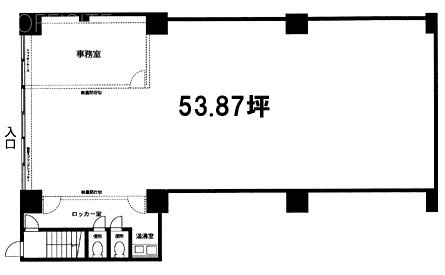 マートルコート麹町1F 間取り図