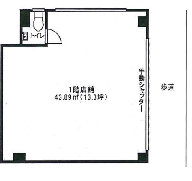 いちょうの木ビル1F 間取り図