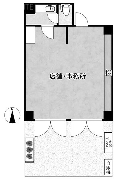 糠信(ぬかのぶ)ビル101 間取り図