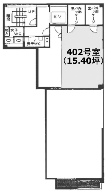 西新宿ユニオンビル402 間取り図