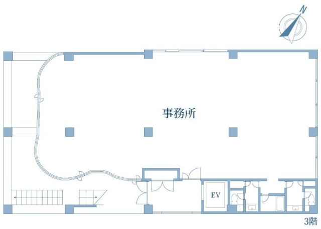 渋谷松永ビル3F 間取り図
