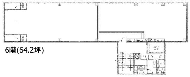 下谷ポラリスビル6F 間取り図