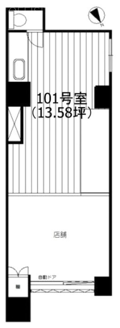 ストークプラザ駒込101 間取り図