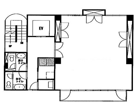 木挽ビル8F 間取り図