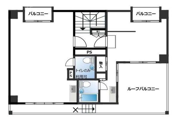 明成ビル5F 間取り図