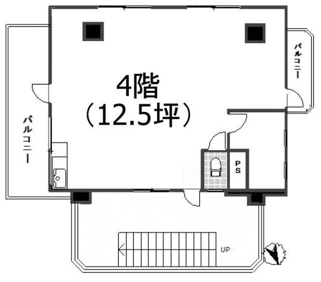 青山アイリット4F 間取り図