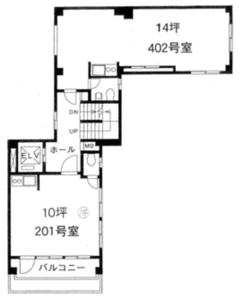 清水ビル402 間取り図