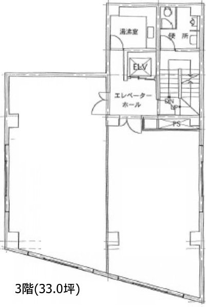 テイユー日本橋ビル3F 間取り図