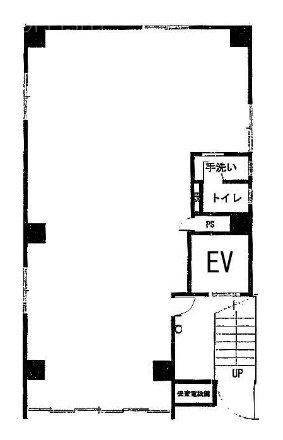 芝阿部ビル1F 間取り図