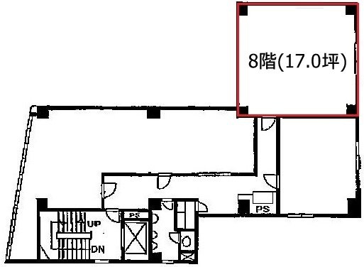 福清ビル8F 間取り図