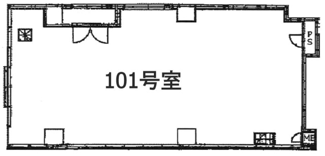 プレイアデ一番町101 間取り図