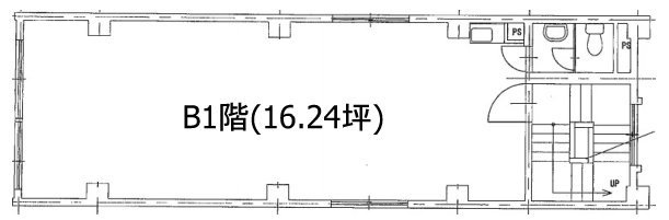 東信室町ビルB1F 間取り図