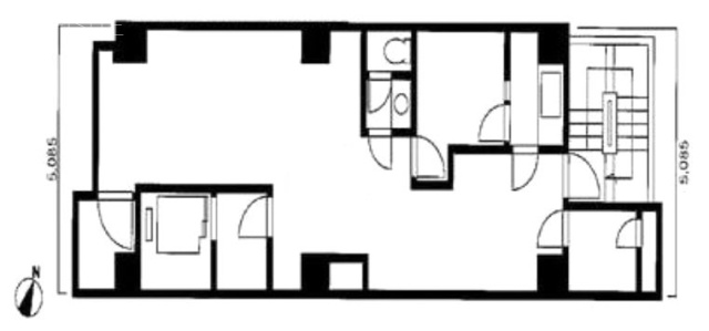 セキビル2F 間取り図