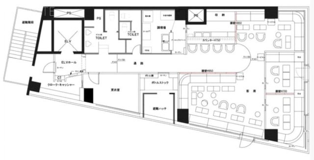 六本木ストリートビル4F 間取り図