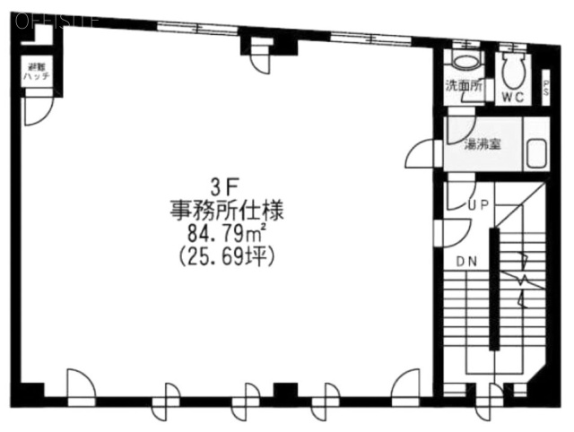 山崎商事町田ビル3F 間取り図