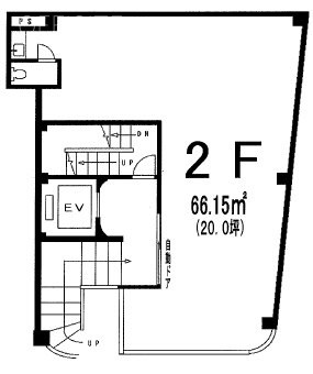 サン・ユースビルⅡ2F 間取り図