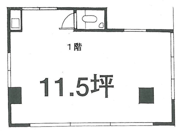 中村ビル1F 間取り図