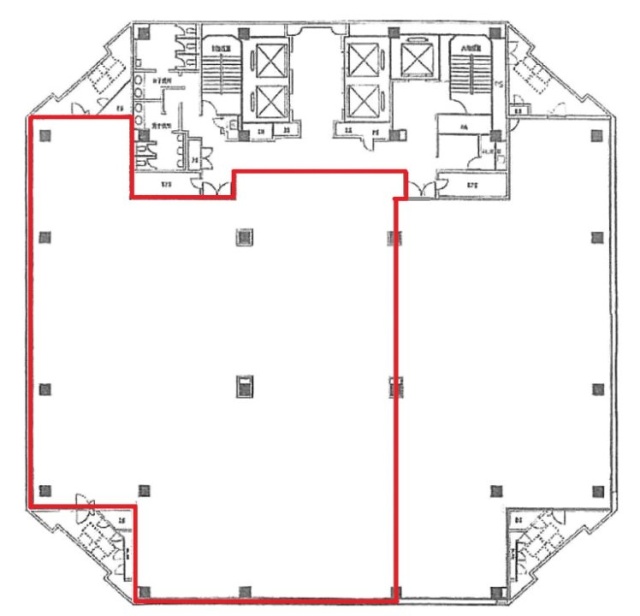 東京パークサイドビル2F 間取り図