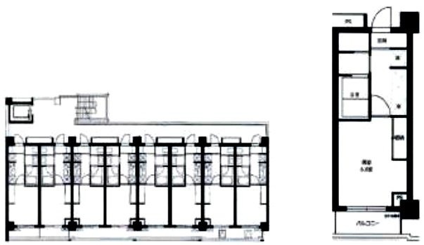 アーツ菊川2F 間取り図