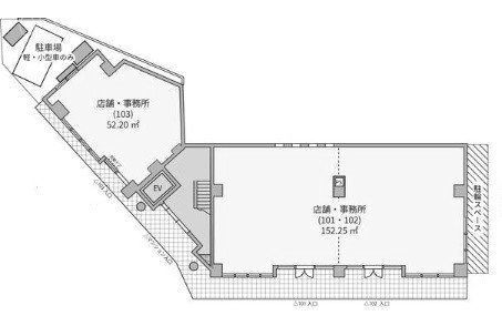 グリーンスクエアみその101.102 間取り図