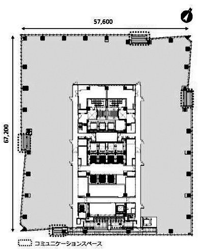 田町タワー11F 間取り図