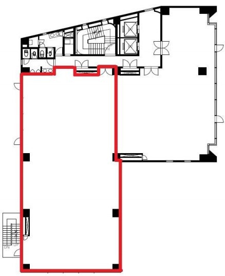 OSビル西 間取り図