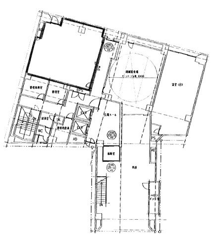 朝日生命上野昭和通ビル1F 間取り図