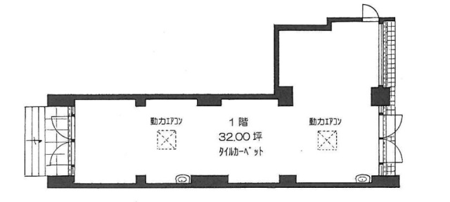 レガリア東麻布1F～2F 間取り図