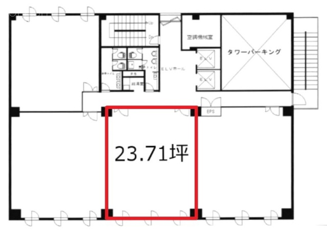 ステートビル横浜B 間取り図