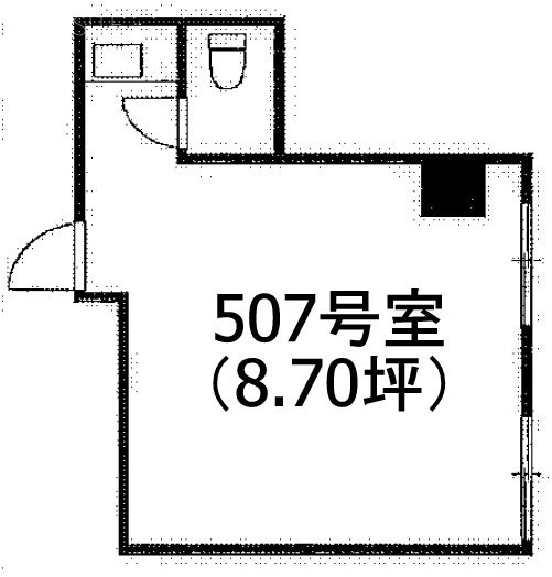 ワコーレ新宿第一ビル507 間取り図