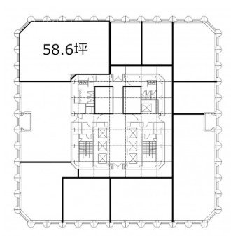 横浜天理ビル20F 間取り図