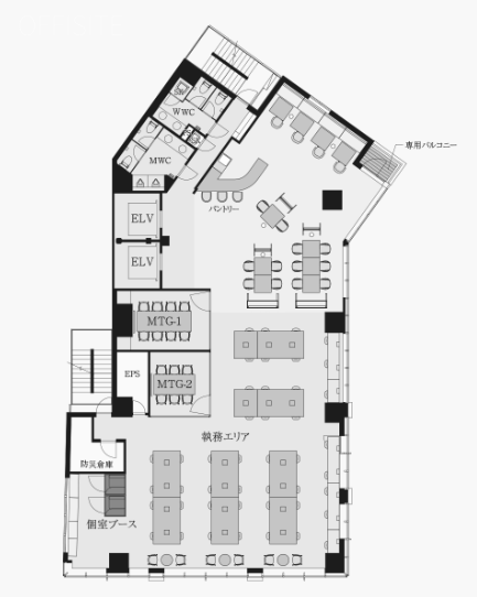 スイテ田町2F 間取り図