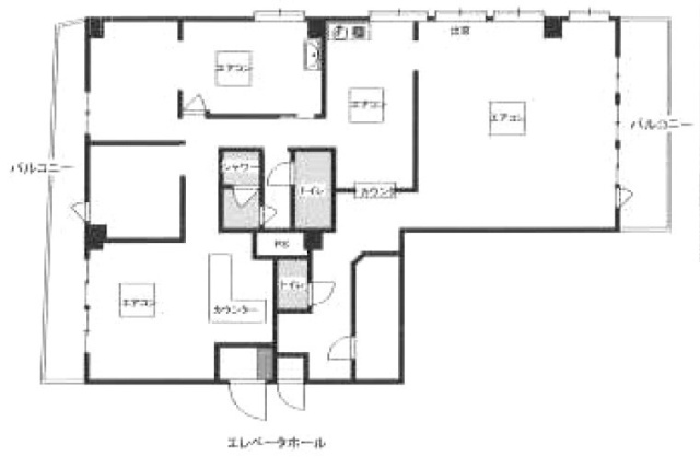 一番街ビル3F 間取り図