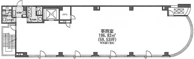 淡路町トーセイビル8F 間取り図