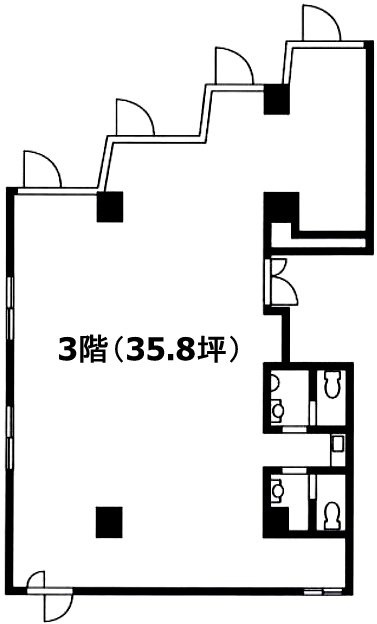 第1谷口ビル西 間取り図