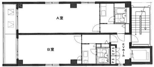 江沢ビルA 間取り図