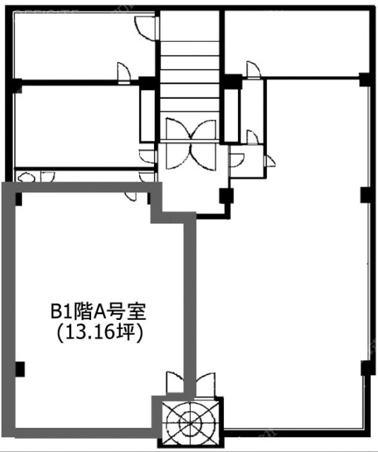 河津ビルA 間取り図