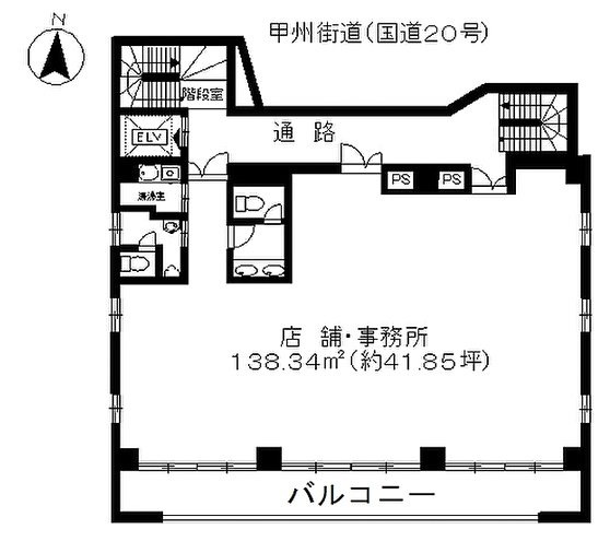 第2福井ビル3F 間取り図