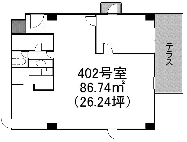 VILLA GLORIA(ビラ・グロリア)402 間取り図