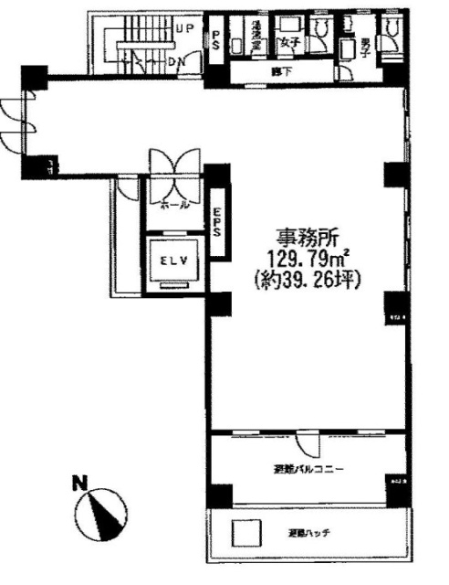 岩崎ビル7F 間取り図