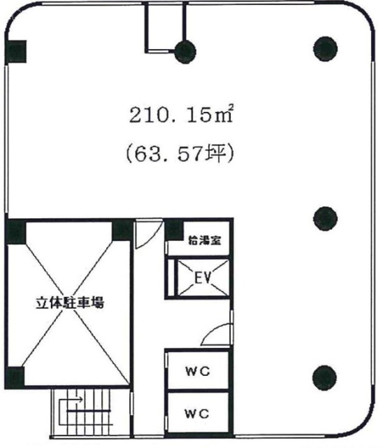 コウノビルMM215F 間取り図