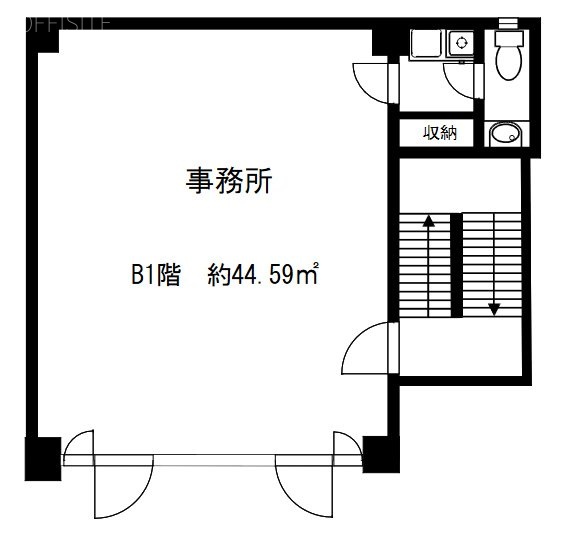 HOUSEONEB1F 間取り図