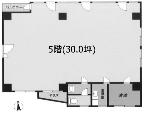 新陽ビル5F 間取り図