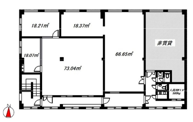 八潮中一ビル3F 間取り図