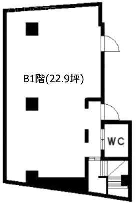 東邦ビルB1F 間取り図