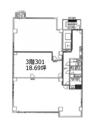 上野一丁目ビル302 間取り図