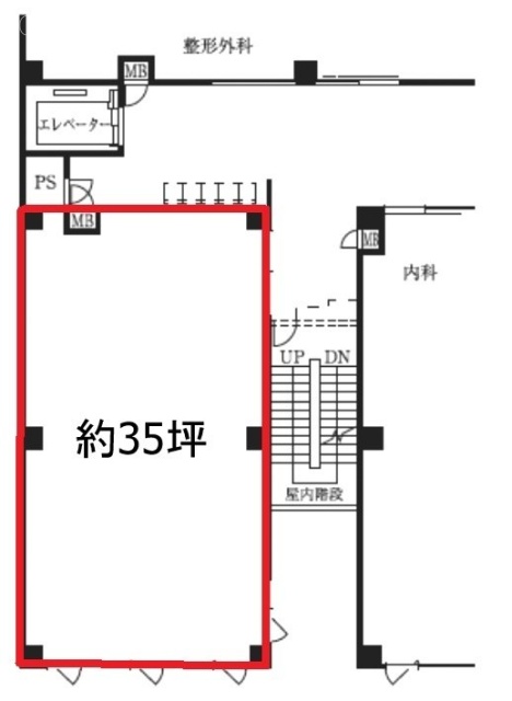 メディカルモール新都心2F 間取り図