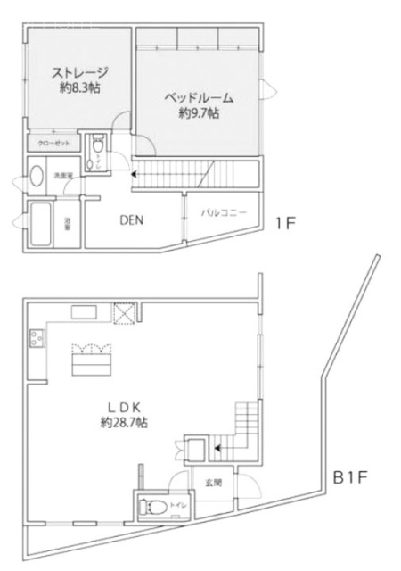 ブルーム表参道101 間取り図