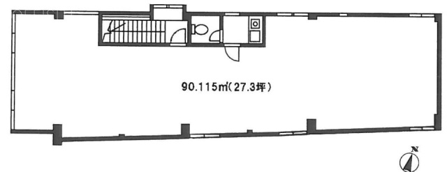 下岡ビル2F 間取り図