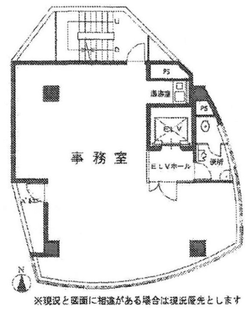 中野サンキビル7F 間取り図